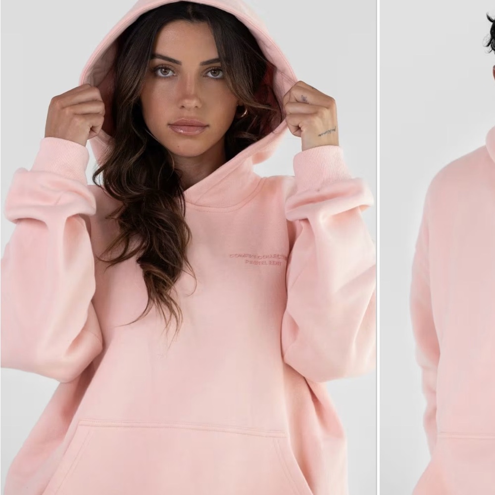 Comfrt Pastel Pink Hoodie